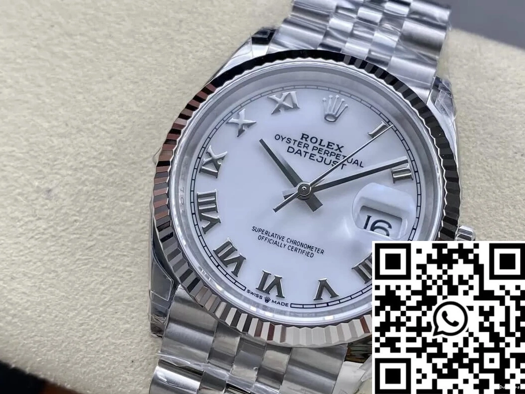 VS Dial M126234-0025 White Rolex 36MM Datejust Factory 0519